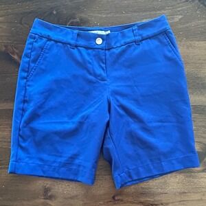 Vineyard Vines Performance Shorts Sz 4 Blue Whale Logo Golf Chino Summer Preppy